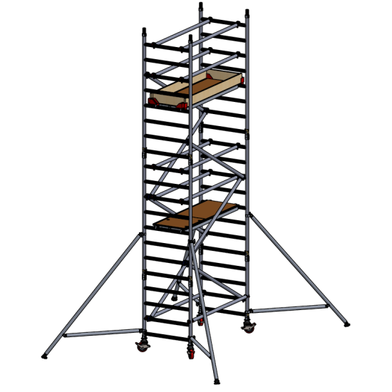 RKA 250 CLIMA scaffold tower 850 length x 2.5 x 4.2