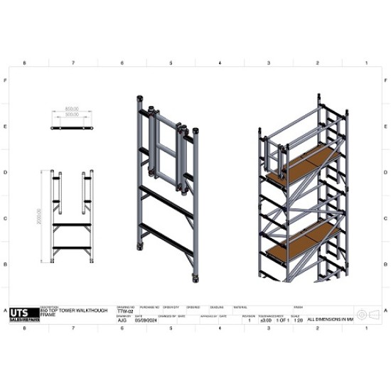 RKA 850 TOP LEVEL WALKTHROUGH FRAME