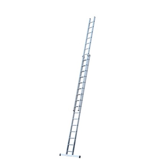 Werner Professional square rung 2 section ladder 4.83m